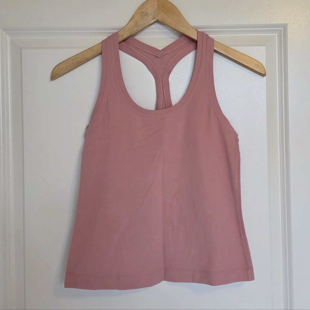 Lululemon Pink Cool Racerback Tank Top
